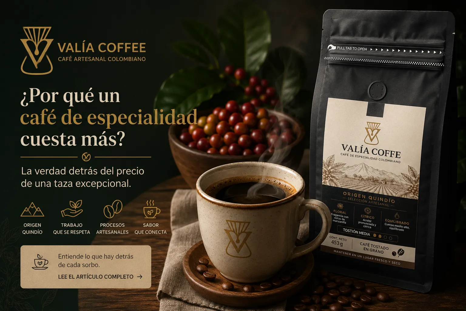 ¿Por qué un café de especialidad cuesta más? La verdad detrás del precio de una taza excepcional
